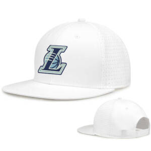 Lakers BB The Game Perforated GameChanger Snapback Cap – White