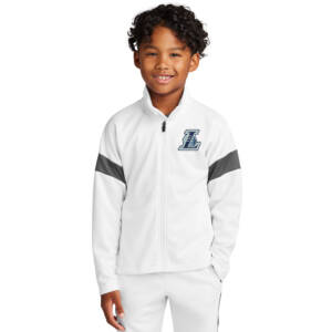 Lakers BB Sport Tek YOUTH Travel Full Zip Jacket – WhiteIronGrey