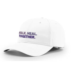 Nestle Purple Leash Project Richardson Casual Lite Cap-White