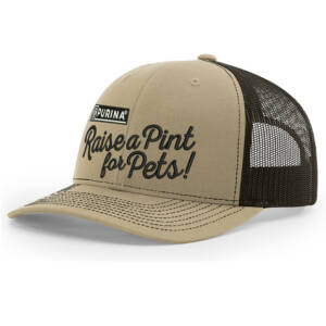 Nestle Raise a Pint for Pets Richardson Pro Crown Mesh Back Adjustable back cap – SPLKhakiCoffee