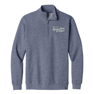 Nestle Raise a Pint for Pets Gildan Unisex Heavy Blend 1/4 Zip Sweatshirt – HeatherDarkNavy