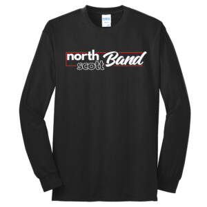 NS Band Unisex Long Sleeve Core Blend T Shirt – JetBlack