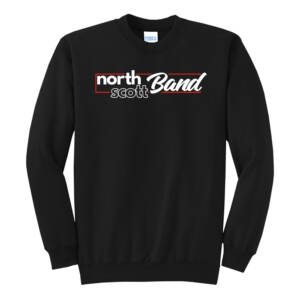 NS Band Unisex Core Fleece Crewneck Sweatshirt – Black