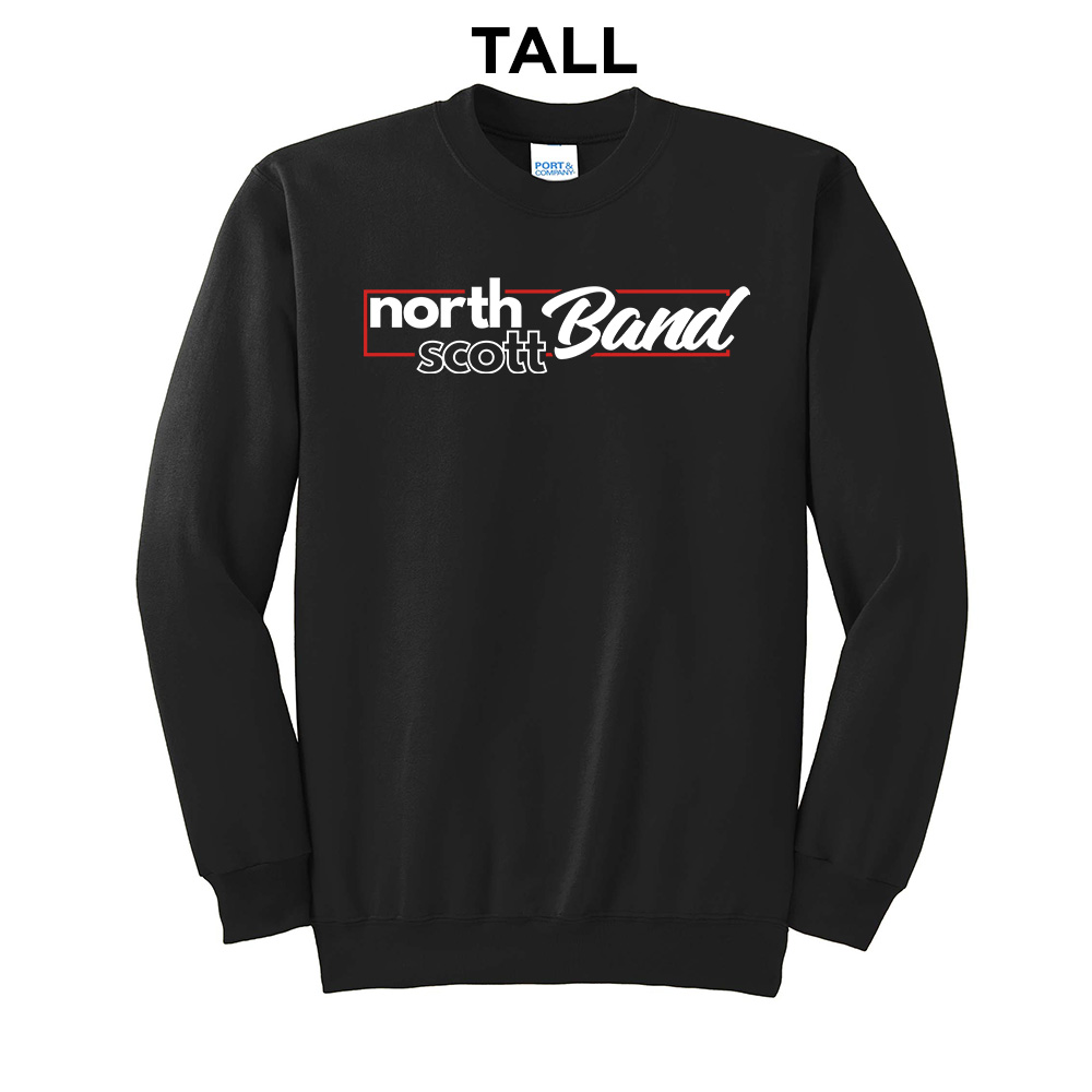 NS Band TALL Ultimate Crewneck Sweatshirts - Black