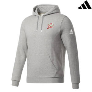 NS Band Adidas Fleece Unisex Hooded Sweatshirt-MedGrey Heather