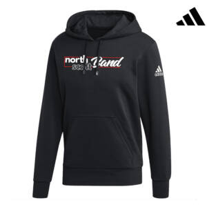 NS Band Adidas Unisex Fleece Hooded Sweatshirt-Black