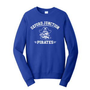 Oxford Junction Unisex Fan Favorite Crew Sweatshirt-Royal