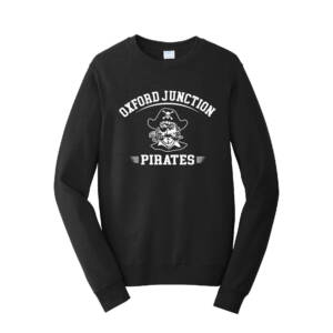 Oxford Junction Unisex Fan Favorite Crew Sweatshirt-Black