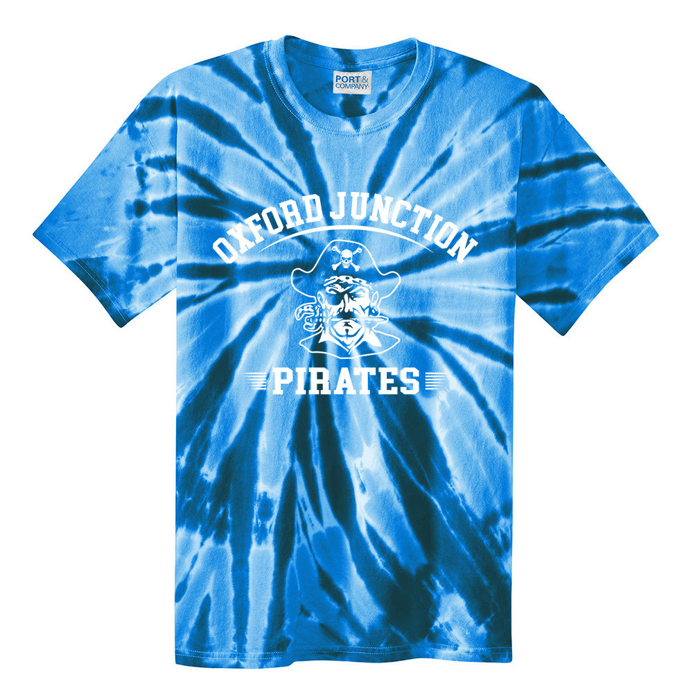 Oxford Junction Unisex Essential Tie-Dye Tee-Royal