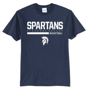 PV Girls BasketballUnisex Short Sleeve T Shirt – Navy
