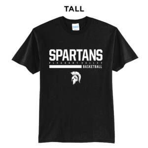 PV Girls Basketball Tall Core Blend short Sleeve T Shirts – JetBlack