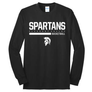 PV Girls Basketball Unisex Long Sleeve Core Blend T Shirt – JetBlack