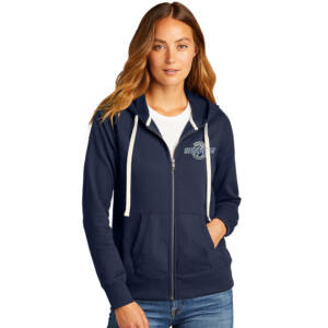 PV Girls Basketball District Women’s Re Fleece Full Zip Hoodie – TrueNavy