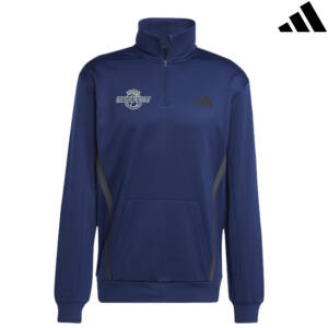 PV Girls Basketball Game Go Team Issue 1/4 Zip Sweatshirt Long Sleeve Men-Navy
