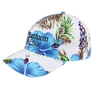 Platform Elite VB Low Profile (Unstructured) Floral Cap – Blue