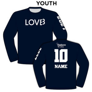Platform Elite VB Platform Elite YOUTH Sublimated Crew Neck Long Sleeve T-Shirt-Z-Cloth