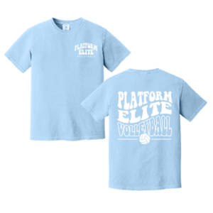 Platform Elite VB Comfort Colors Pigment Dyed Short Sleeve Shirt – Hydrangea