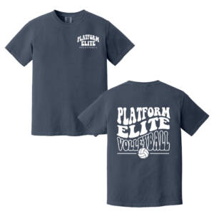 Platform Elite VB Comfort Colors Pigment Dyed Short Sleeve Shirt – Navy