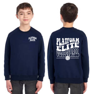 Platform Elite VB YOUTH Crewneck Sweatshirt – Navy