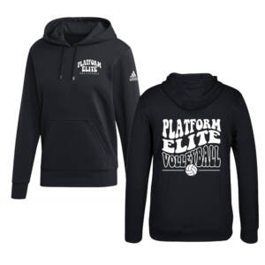 Platform Elite VB Adidas Unisex Fleece Hooded Sweatshirt Black