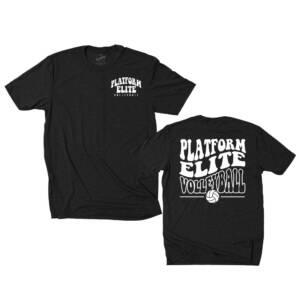 Platform Elite VB Unisex clothing District Perfect Tri blend Crew Tee – Black