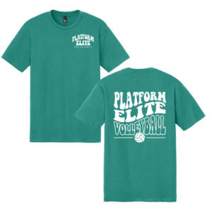 Platform Elite VB Unisex clothing District Perfect Tri blend Crew Tee – EucalyptusBlue