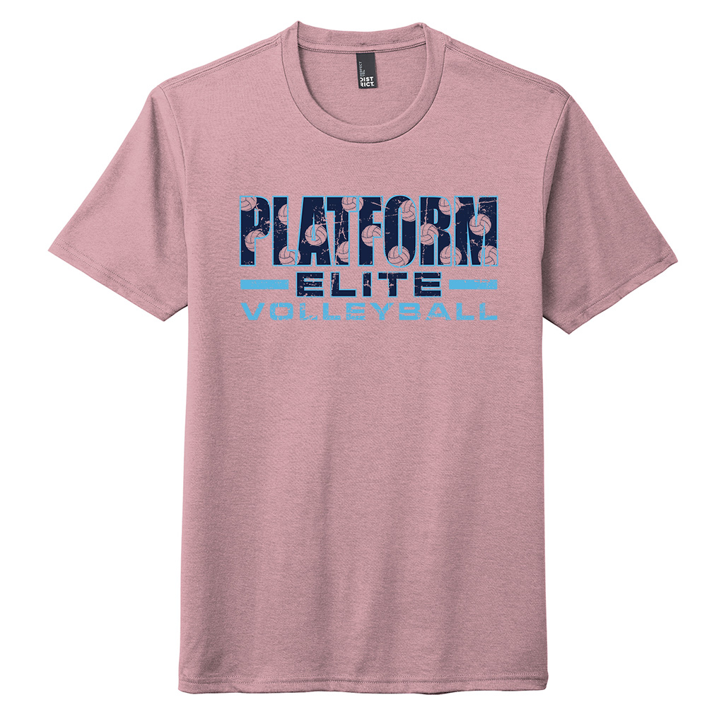 Platform Elite VB Unisex clothing District Perfect Tri blend Crew Tee - HeathLavender