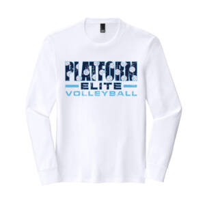 Platform Elite VB  District Made Men’s Perfect Tri Long Sleeve Crew Tee – White