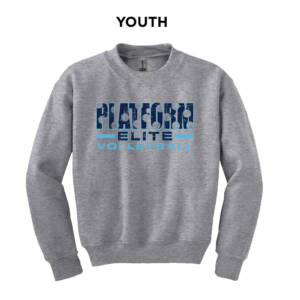 Platform Elite VB  Youth Crewneck Sweatshirt – SportGrey