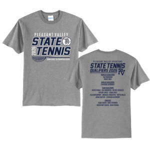 PV Girls State Tennis Unisex Short Sleeve Tee-Athletic Heather