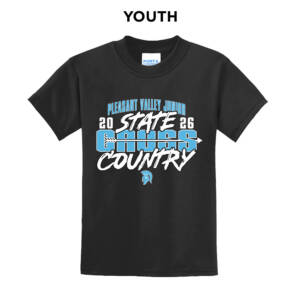 PV JR State CC Youth Short Sleeve T Shirt – JetBlack