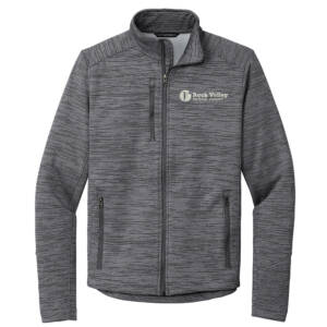 RV Physical Therapy Port Authority men Digi Stripe Fleece Jacket – Black