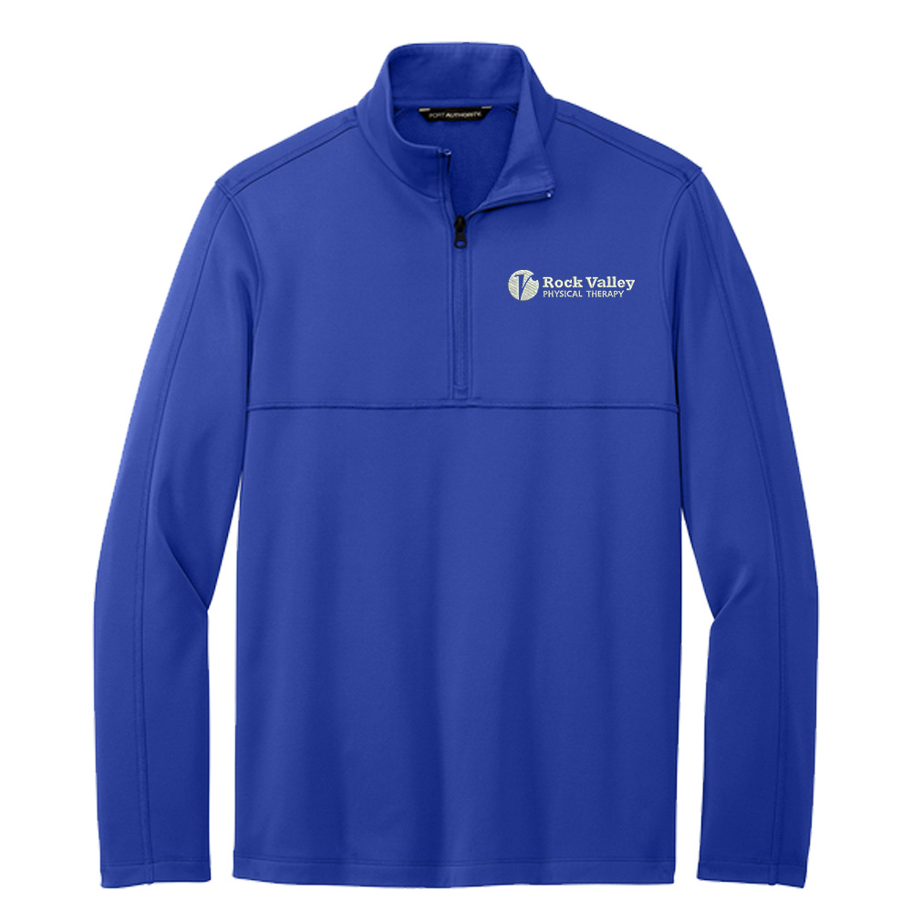 RV Physical Therapy Port Authority Men Smooth Fleece 1/4 Zip - TrueRoyal