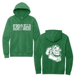 Prince of Peace Rah Rah District V.I.T. Unisex Fleece Hoodie – Heathered Kelly Green