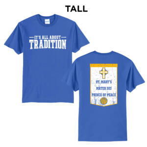 Prince of Peace Tall Core Blend short Sleeve T Shirts – Royal