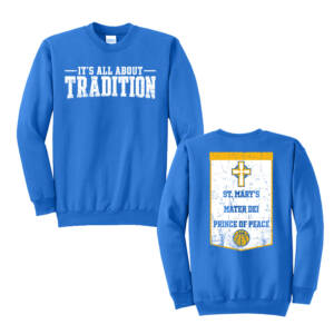 Prince of Peace Unisex Core Fleece Crewneck Sweatshirt – Royal
