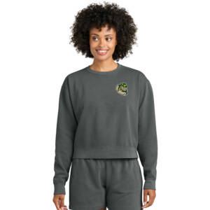 Prince of Peace Comfort Colors Women’s Mid-Length Crewneck Sweatshirt-Pepper