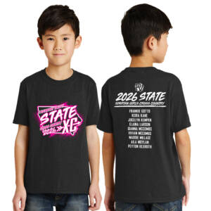 PV Girls CC State Youth Short Sleeve Tee-Black