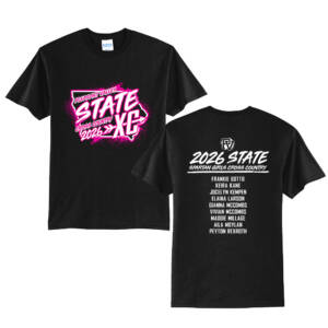 PV Girls CC State Unisex Short Sleeve Tee-Black