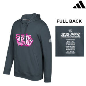 PV Girls CC State Adidas Fleece Hooded Sweatshirt- ONIX (S, 3x, 4x)