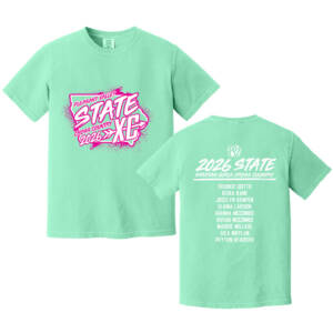 PV Girls CC State Comfort Colors Pigment Dyed Short Sleeve Shirt-Island Reef