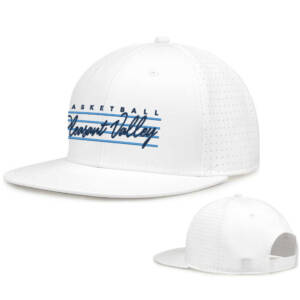 PV Thunder BB The Game Perforated GameChanger Snapback Cap – White