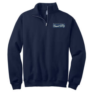PV Thunder BB JERZEES Nublend Unisex Cadet Collar Sweatshirt – Navy