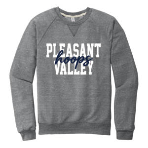 PV Thunder BB Jerzees Snow Heather French Terry Raglan Crew – Charcoal Grey (M-3x)