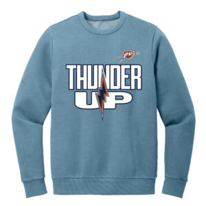 PV Thunder BB Unisex District Wash Fleece Crew – DuskBlue