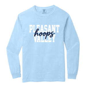 PV Thunder BB Comfort Colors Unisex Heavyweight Ring Spun Long Sleeve Tee – Hydrangea
