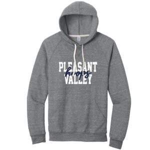 PV Thunder BB Unisex Jerzees Snow Heather French Terry Raglan Hoodie-Charcoal