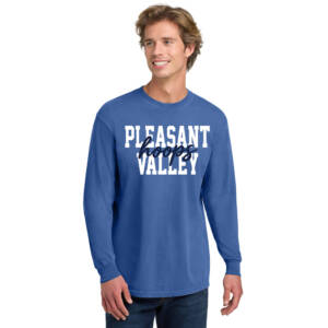 PV Thunder BB Comfort Colors Heavyweight Ring Spun Long Sleeve Tee – FloBlue