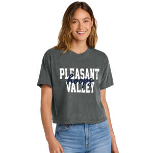 PV Thunder BB Comfort Colors Women’s Heaveweight Boxy Fit Slightly Cropped T Shirt – Pepper