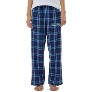 PV Thunder BB Boxercraft Youth Flannel Pants-Navy/Columbia Plaid Pant